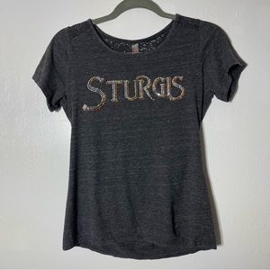 District Made, Glitzy Sturgis T-Shirt. Size Small. In excellent condition!